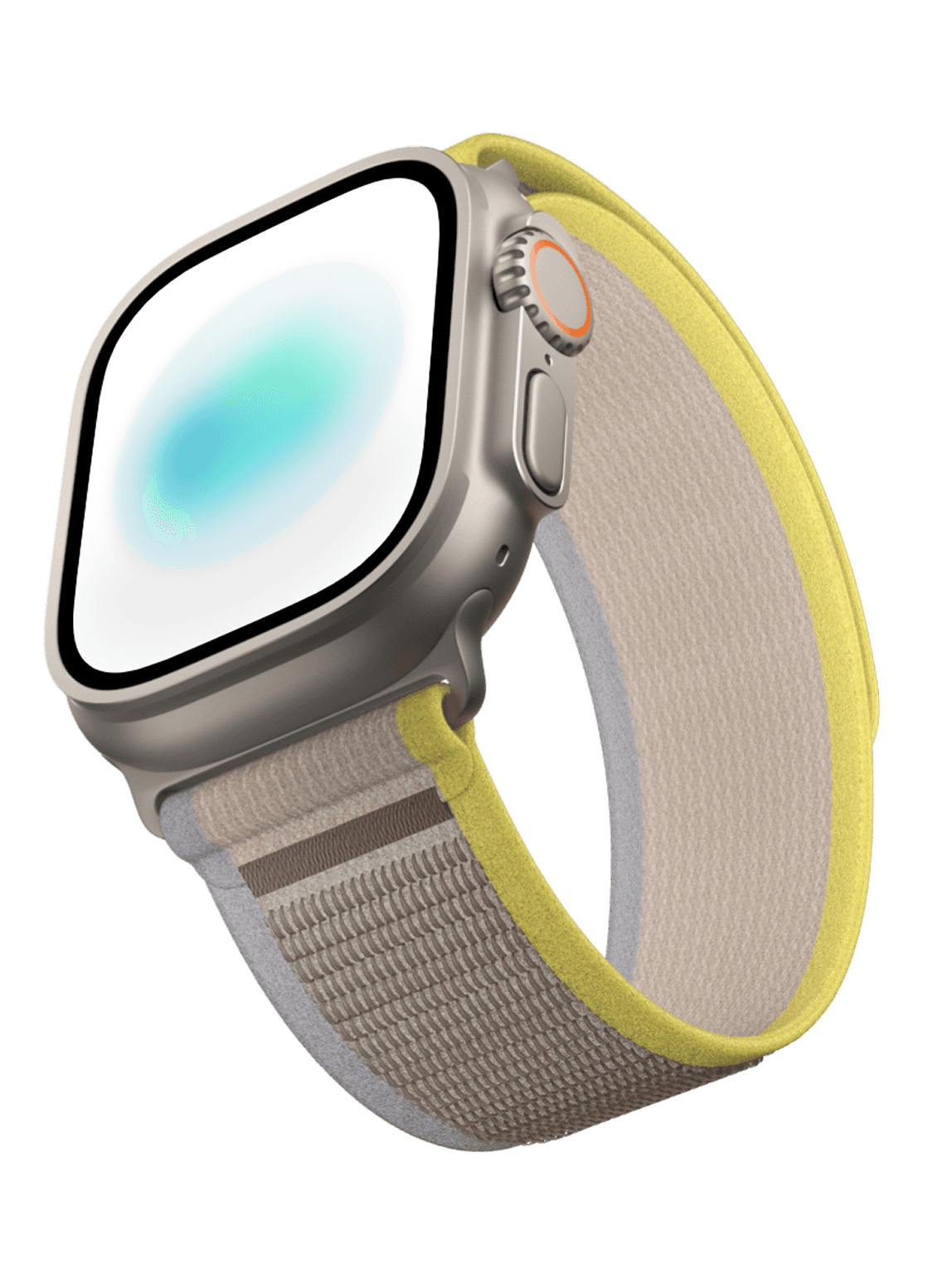 Apple Watch Ultra app mockup for biofeedback insights